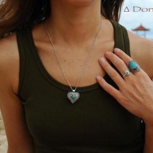 Simple Turquoise Ring, Star Ring, Gemstone Ring,..