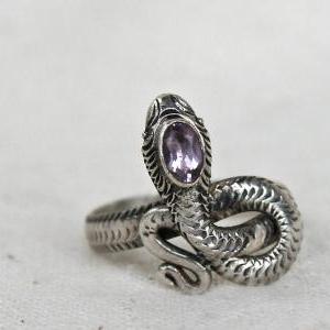 Small Snake Ring, Bohemian Ring, 925 Sterling..