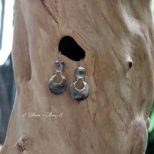 Abalone Dangle Earrings, Statemant Earrings,..